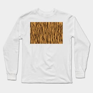 Tiger skin texture pattern Long Sleeve T-Shirt